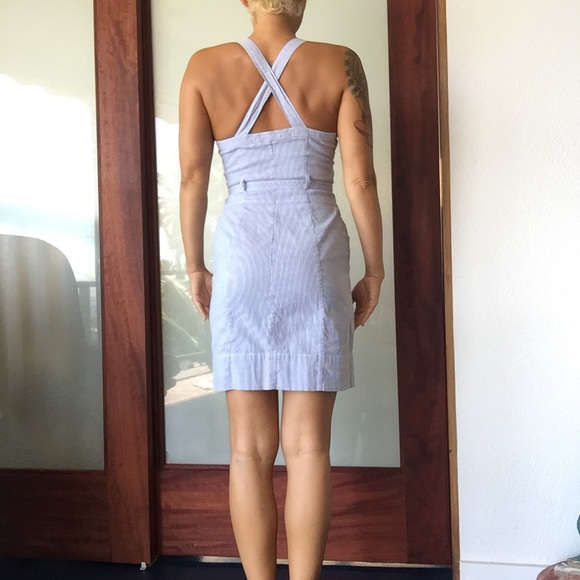 Guess pin stripe button up dress - Picture 4 of 5